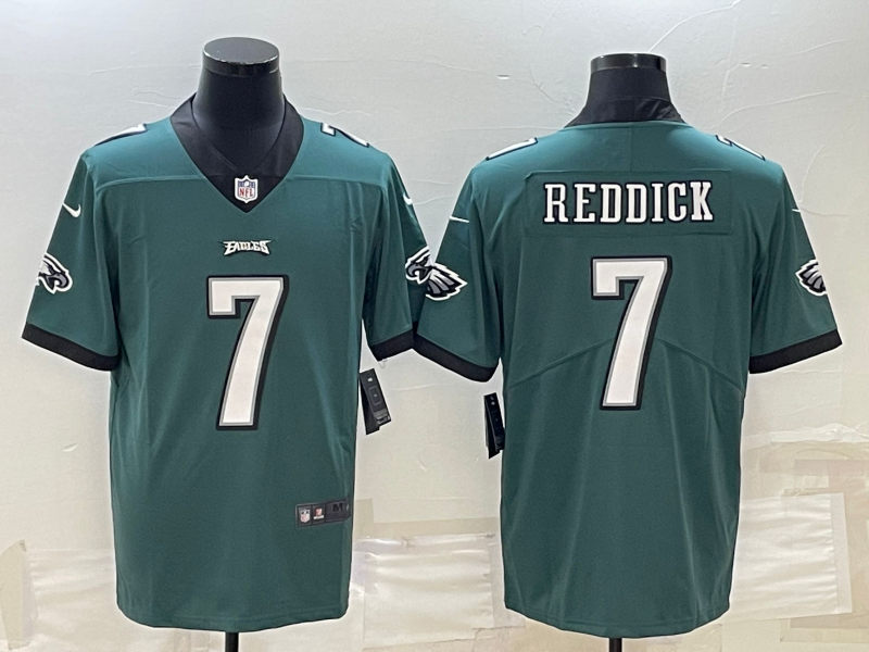 Men's Philadelphia Eagles Haason Reddick #7 Midnight Green Jersey